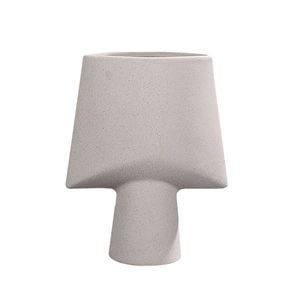 SOGA 21x25.5cm Geometric Ceramic Vase