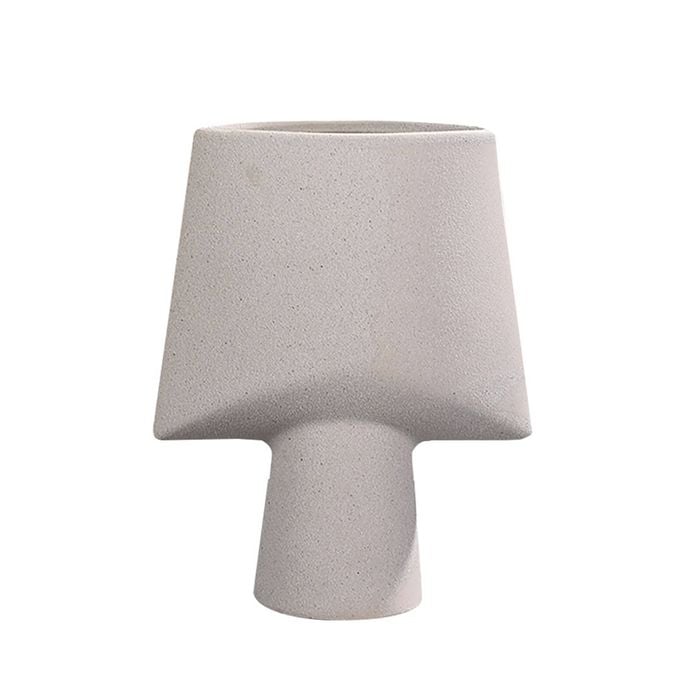 SOGA 21x25.5cm Geometric Ceramic Vase