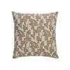 Amalfi Dune Cushion Brown & Off White 55x55x12cm