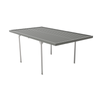 Absco Structures 3.0 x 5.5 x 2.37m Woodland Grey Single Skillion Carport