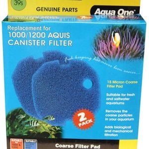 Aqua One Aquis 1000/1200 Sponge Pad - 15ppi (2pk) 39s (25039s)