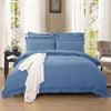 Fabric Fantastic 1000tc Tailored Super King Size Greyish Blue Quilt/doona/duvet Cover Set