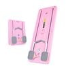 fitnessLAB Pink Pilates Board Reformer - Foldable set for full-body workouts