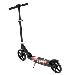 Ufurniture Folding Kick Push Scooter Adjustable Height Red