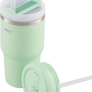 Avanti Hydroquench Insulated Smoothie Tumbler With 2 Lids 550ml - Soft Mint