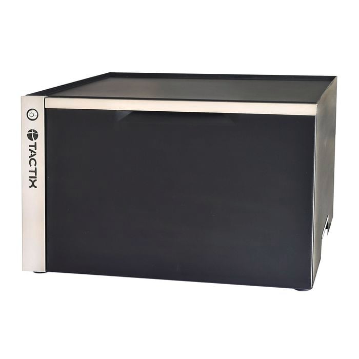 Tactix 60cm Black Single Drawer Cabinet