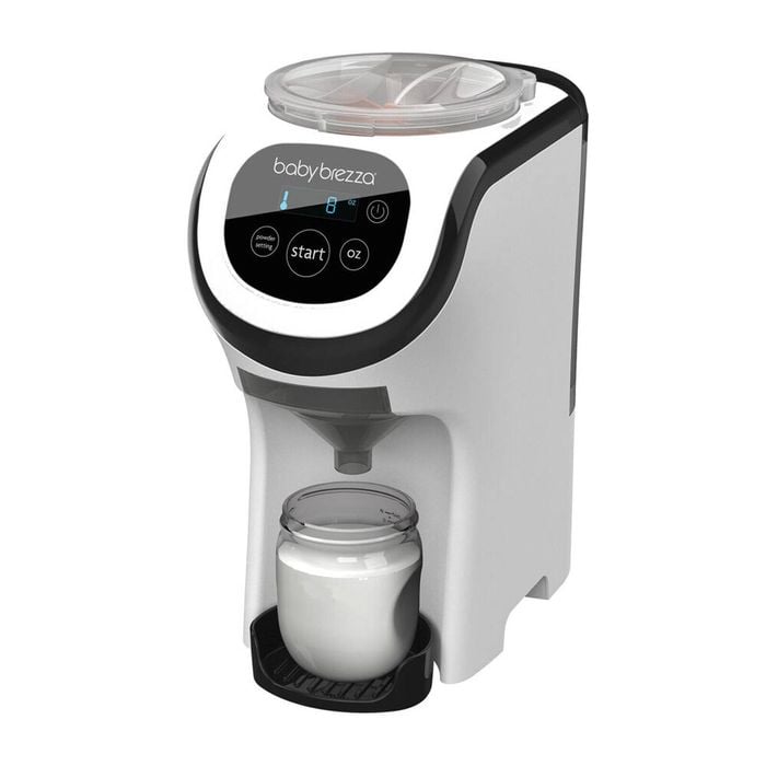 Baby Breeza Travel Size Bottle Formula Mixer Mini Pro White/Black