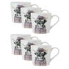 6PK Mikasa x Tipperley Hill Fine China Cow Themed Coffee Tea Drinking Mug 380mL