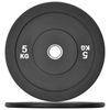 2pack 5kg Rubber Bumper Plates 2 Inch Olympic Barbell Weight Plates Set