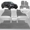 6D Diamond Car Floor Mats for Renault Arkana 2021-Current-Full Set-Grey-Outback GT