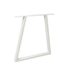 Rapid 700 x 732 x 50mm White Steel Tube Antigua Table Leg