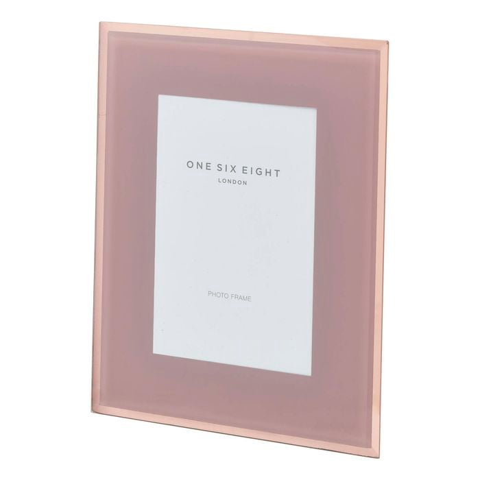 One Six Eight London Clara 6 X 4 Dusty Rose Glass Photo Frame