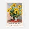 Galrie Claude Monet's Vibrant Bouquet of Sunflowers - Classic Impressionist Art Print, Poster Only, 50 x 70cm (20 x 28inch)