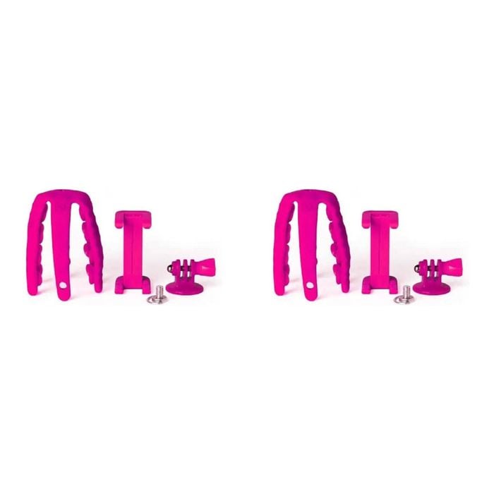 2PK Celly Squiddy Flexible Mini Tripod Silicone Phone Holder 20cm - Pink