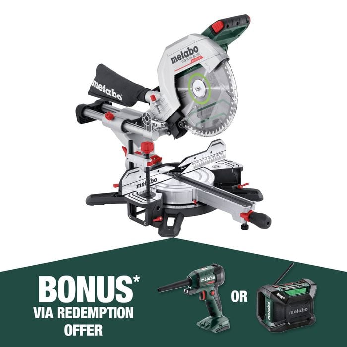 Metabo 18V Slide Compound Mitre Saw 305MM - Skin Only 614305850