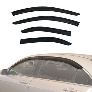 AUSGO Weather Shields for Honda Accord Euro 7th Gen 2003-2008 Weathershields Window Visors Wind Deflectors