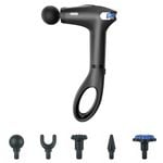 FitSmart FS-4500 I-Reach Massage Gun with 5 Attachments Black