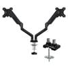 Traderight Adjustable Dual Monitor Arm Gas Spring Black