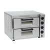Bakermax Compact Countertop Double Deck Electric Pizza Oven - Ep-2t