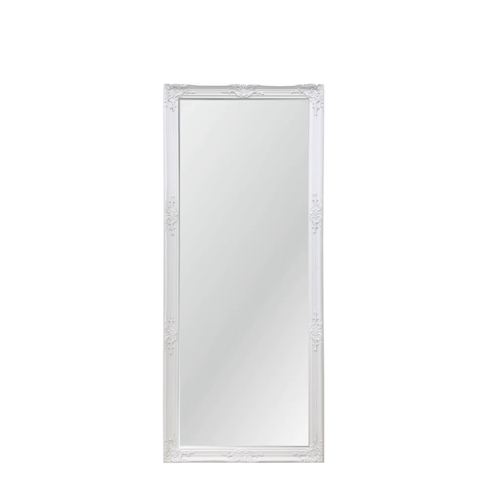 Elegant Collections White Medium Mirror – French Provincial