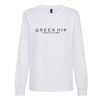 Green Hip Long Sleeve T-Shirt White Extra Large