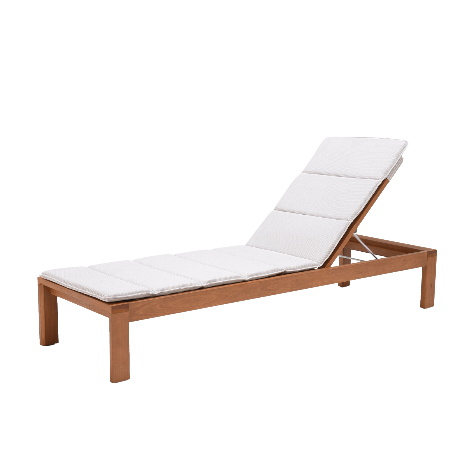 Mimosa Santo Timber Sunlounge with Cushion Bunnings Australia