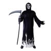 Scary Adult Glow in the Dark Party Costume Skeleton Reaper Halloween  - Black | One Size | Halloween