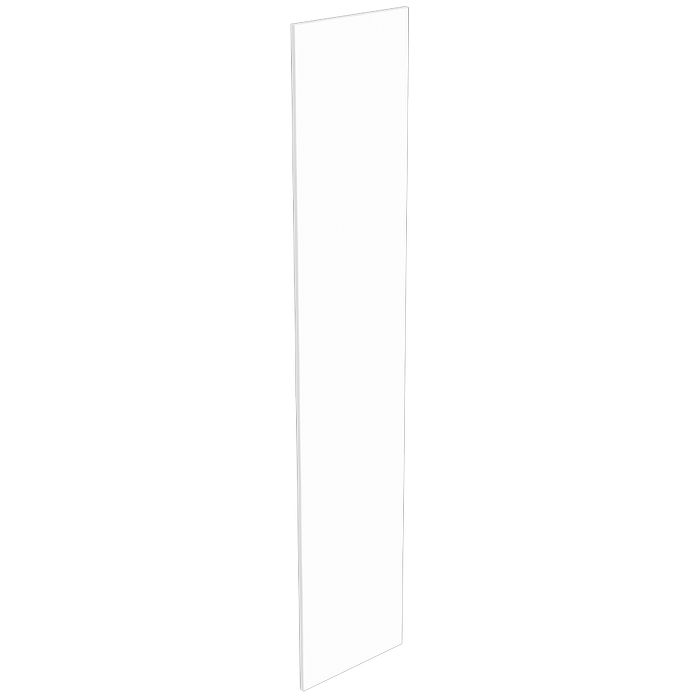 Lugna 2048 x 400 x 16mm White End Panel