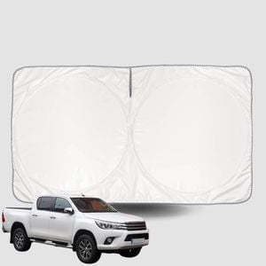Windscreen Sun Shade for Toyota Hilux Single Cab 1997-2005 Universal Fit Window Visor UV Block
