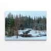 A River with Trees in winter   Print 100% Australian Made 75 x 50cm  (Stretched)