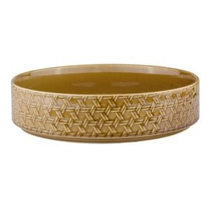 Ladelle Heath 20cm Round Porcelain Serving Bowl - Caramel