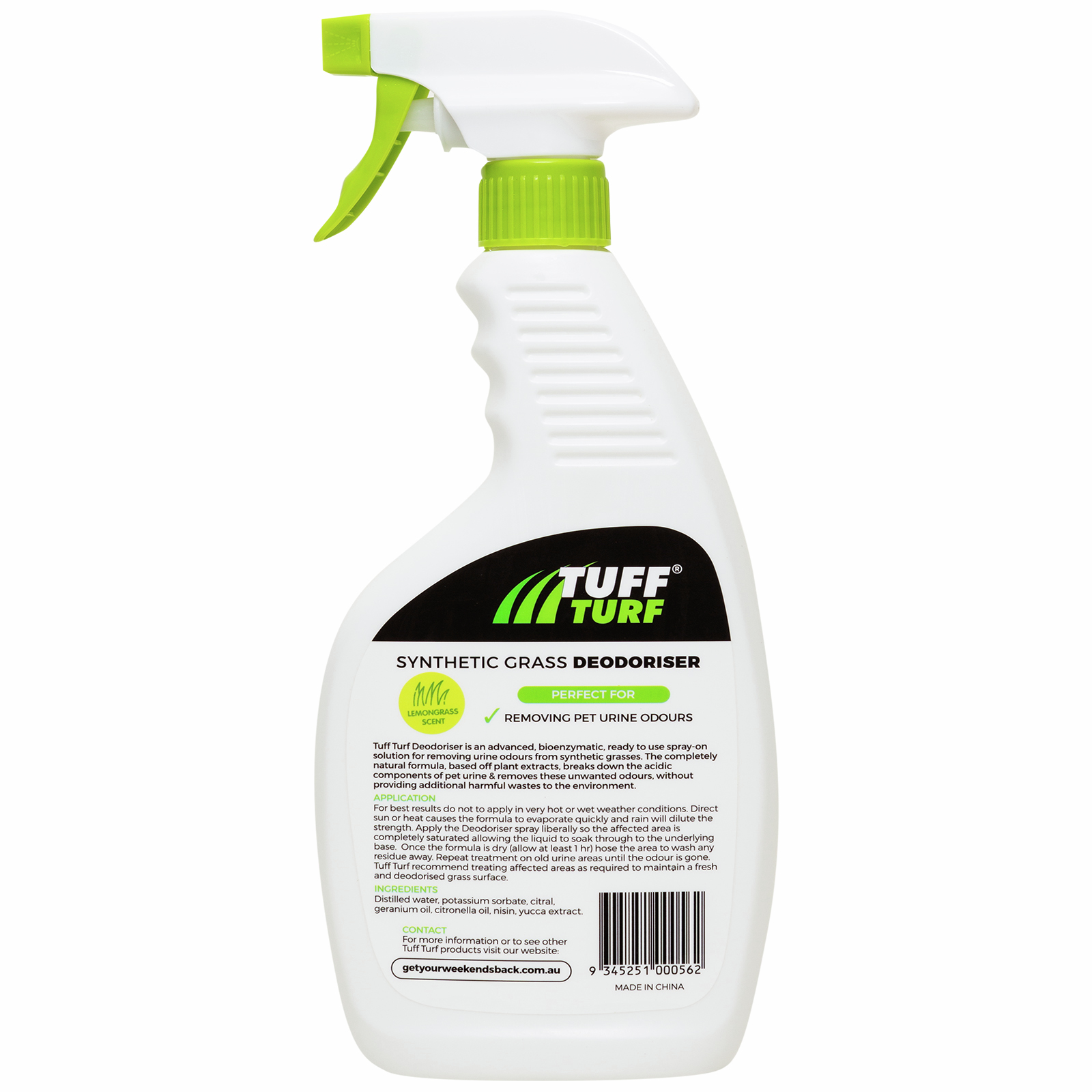 Tuff Turf 500ml Synthetic Grass Deodoriser Bunnings Australia