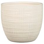 Scheurich 22 x 20cm Corteza Vanilla Ceramic Pot