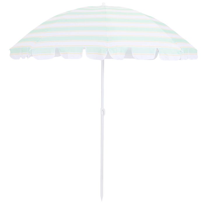 Marquee 1.8m Light Green Beach Umbrella