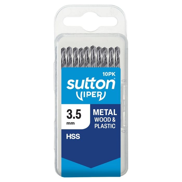 Sutton Tools 3.5mm Viper Metric Drill Bit - 10 Pack