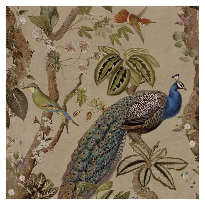 Cassia Taupe Wallpaper by Holden Decor  10.05m by  53cm