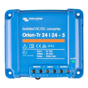 Victron 24V to 24V Orion-Tr 24/24-5A Isolated DC-DC Converter