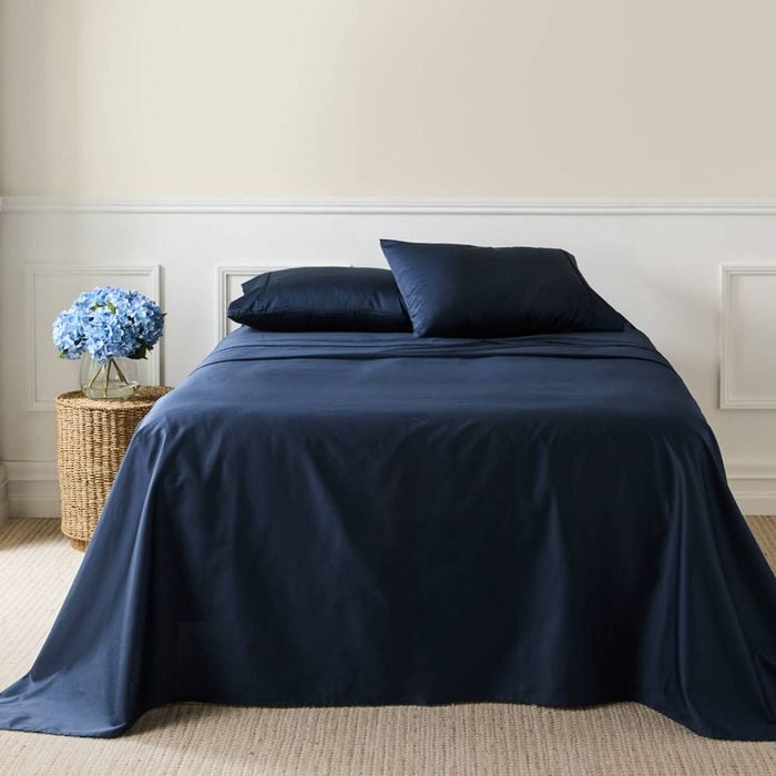 Myhouse Ashton Sheet Set Dress 230x260cm Blue  - Double
