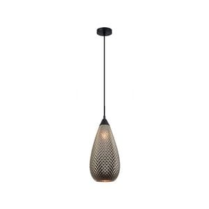 CLA Lighting RICTUS Glass Tear Drop with Quadrilateral Segments Pendant Light - Chrome