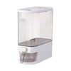 Catzon Cereal Dispenser with Lid Moisture Proof for Rice Soybean Corn 16.5 X 33.5 X 39.5cm-White