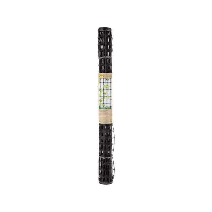 Cyclone Backyard Farmer 3.0 x 1.2m x 50mm Black Plastic Trellis - Black