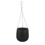 Northcote Pottery 11 x 9.5cm Black Lily Ceramic Hanging Basket