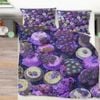 3D Purple Coral 274 Bed Pillowcases Quilt Queen Size