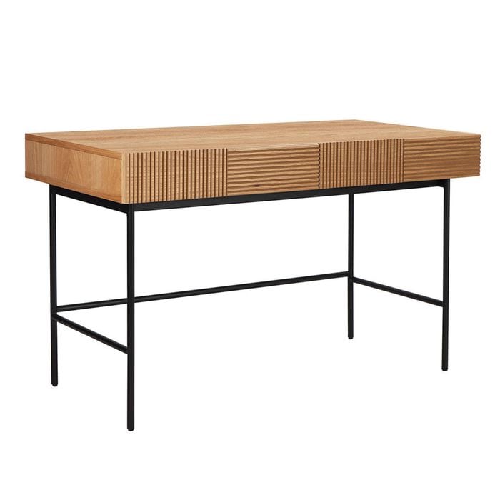 Palma 1.2m Wooden Study Desk - Natural