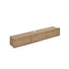Nora Wall Mount TV Entertainment Unit 3 Doors 180cm Oak