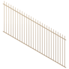 ProtectorAl 1201 - 2400 x 1200mm Primrose Raked 16-30º Picket Top Pool Fence Panel