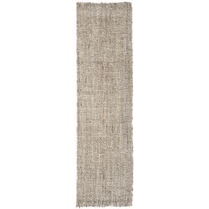 The Rug Connection Jasmin Parker Taupe 300x80cm - Medium Runner Hand Loomed Jute Indoor Rug