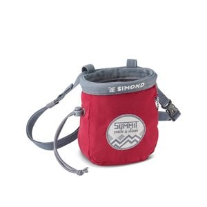 Decathlon - Simond Climbing Vertika Chalk Bag Size M - Burgundy Red - One Size
