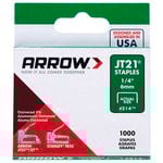 Arrow 6mm JT21 Staples - 1000 Pack