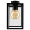 Brilliant 14cm Matt Black Rama DIY Install Batten Fix Light Shade
